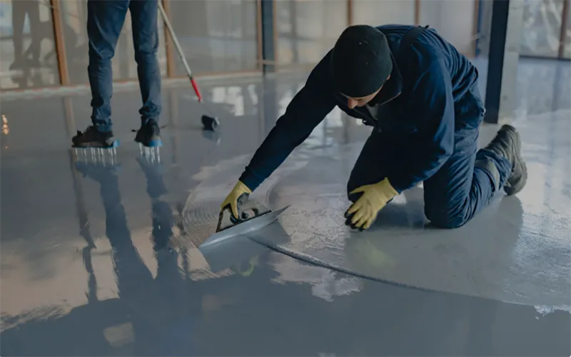 Self-Leveling<br>Epoksi Zemin Kaplama